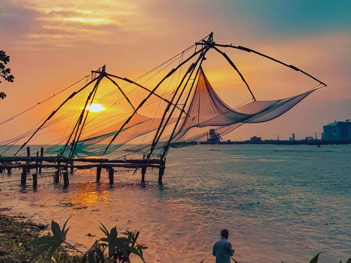 Chinese fishing net in Kochi