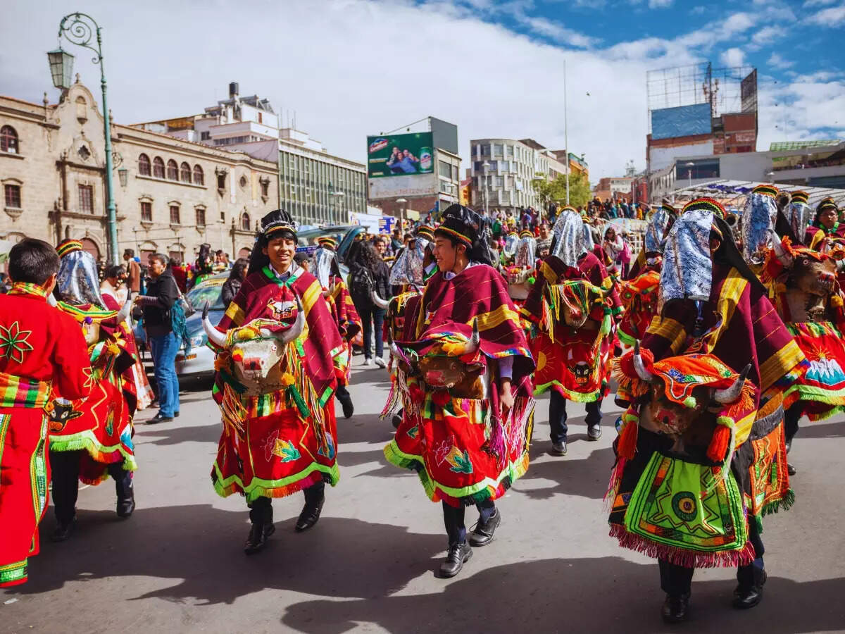 Carnival in La Paz, Bolivia Carnival in La Paz, Bolivia