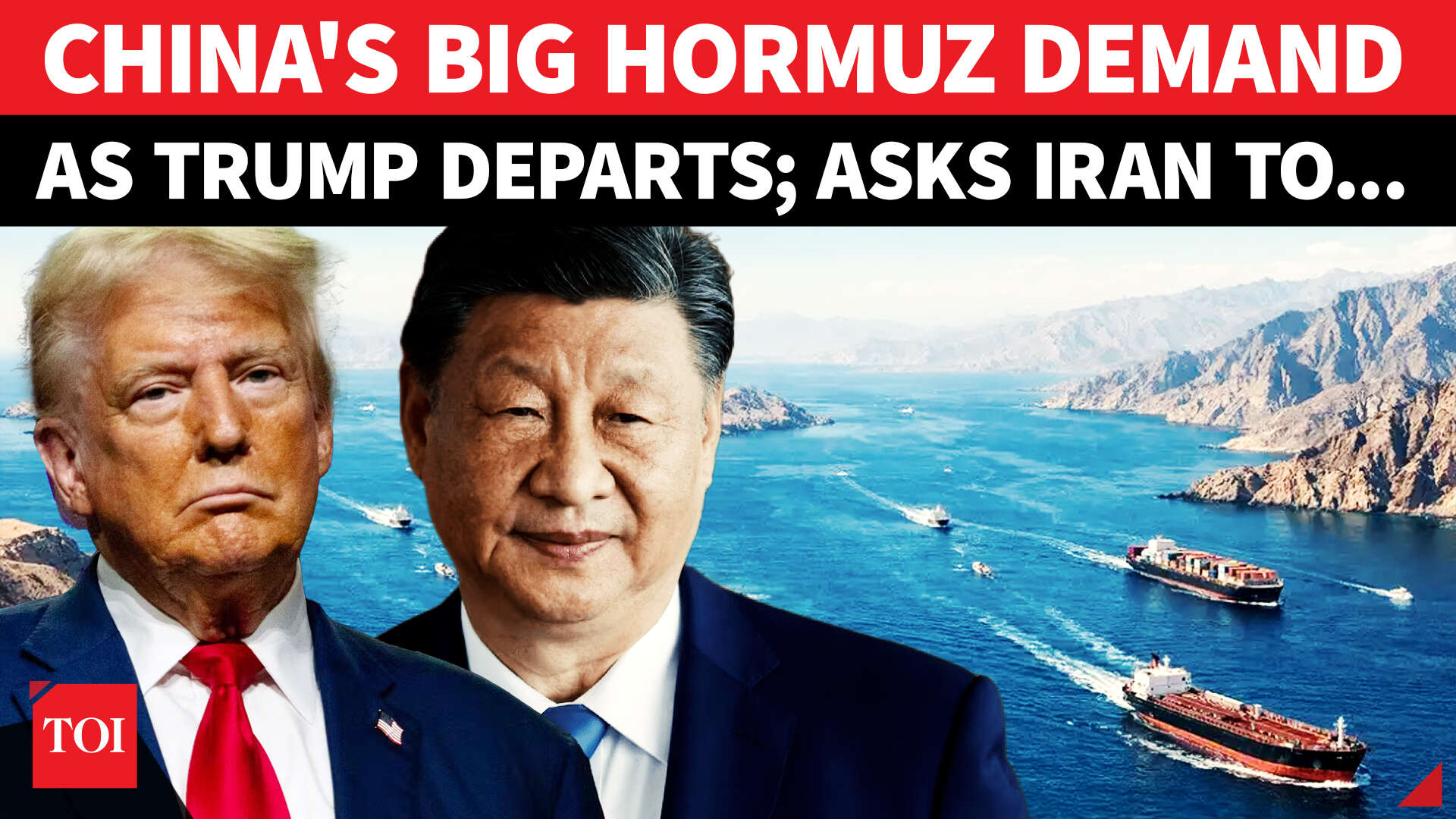 Xi Jinping Steps Into Iran Crisis; 'End War & Reopen Hormuz' Appeal As Trump Winds Up China Visit