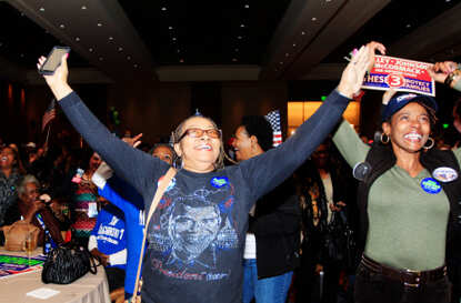 US celebrates Obama's win