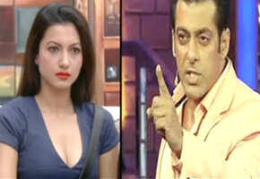 Bigg Boss 7: Salman shouts at Gauhar Khan
