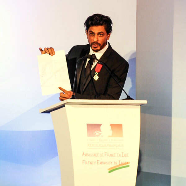 SRK awarded with top French honour!