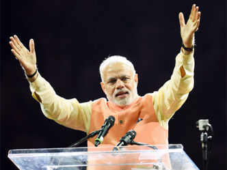 PM Modi greets Indians at Madison Square Garden