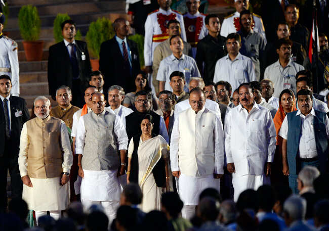 modi swearing in