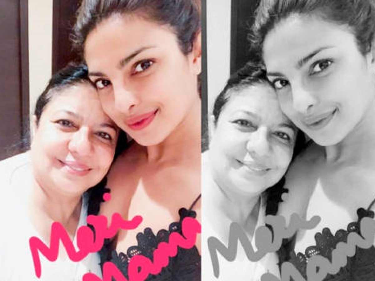 Priyanka bday msg for mom Madhu Chopra