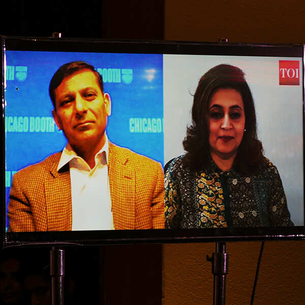 Raghuram Rajan and Sagarika Ghose