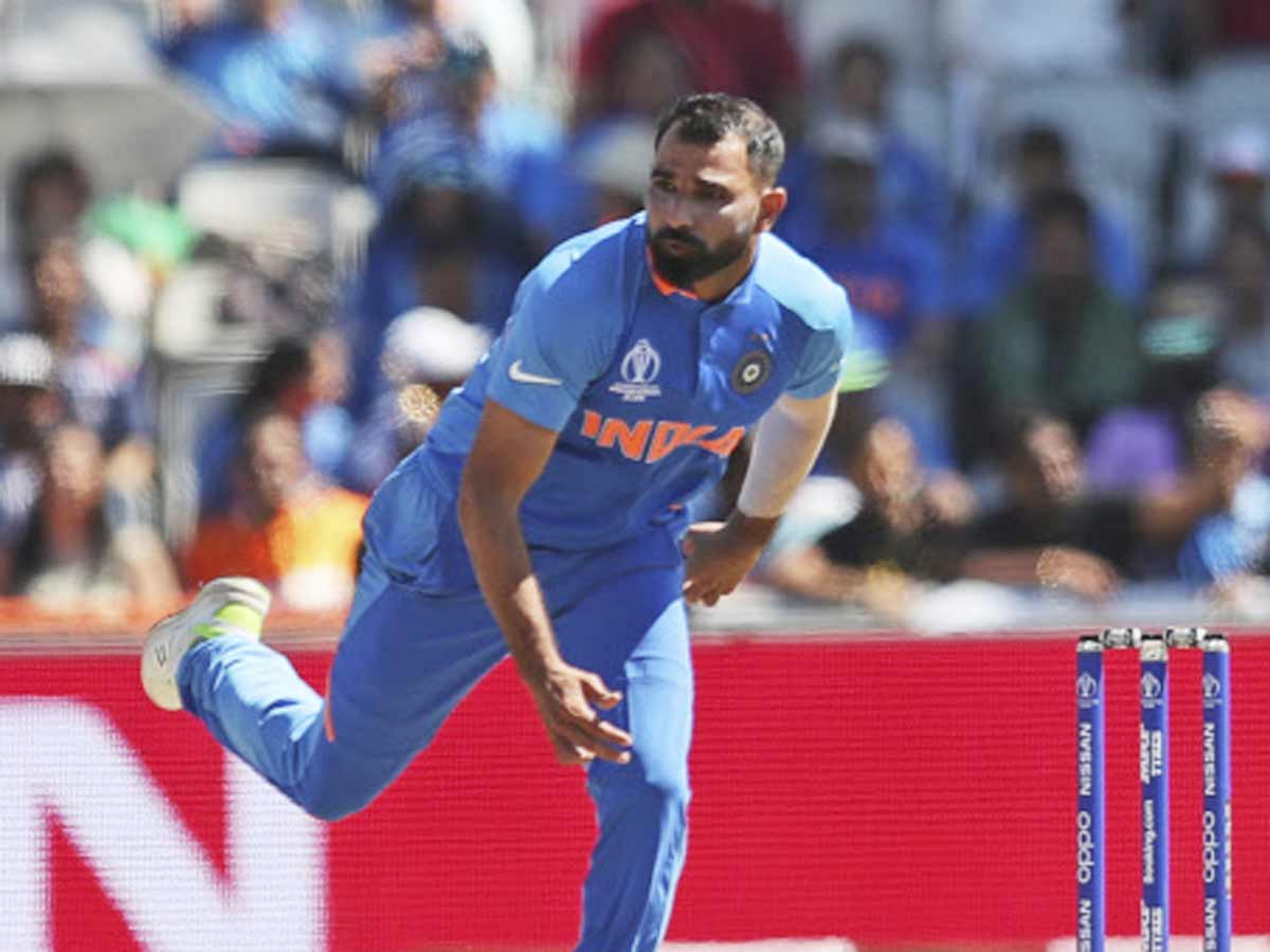 Chris Gayle fell prey to the in-form Shami