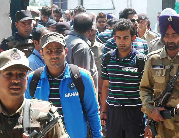 Team India's arrival in Mohali