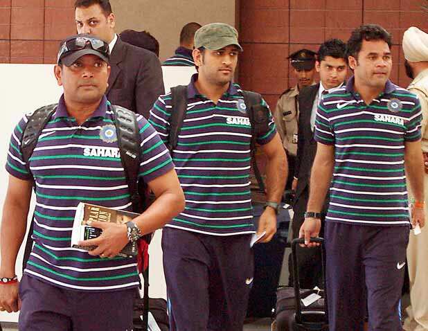 Team India's arrival in Mohali
