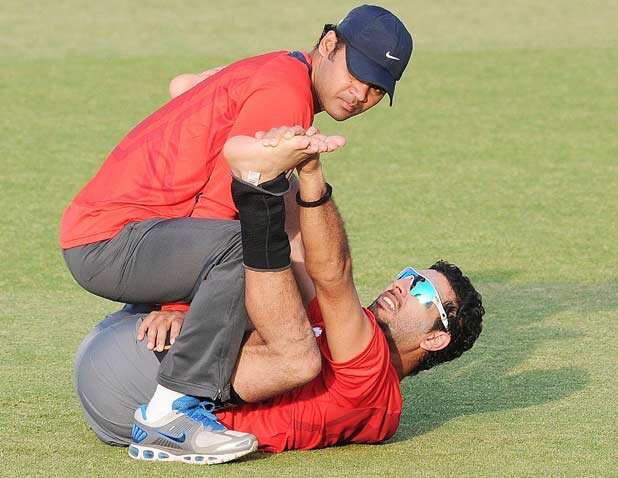 Indians enjoy light session at Mohali