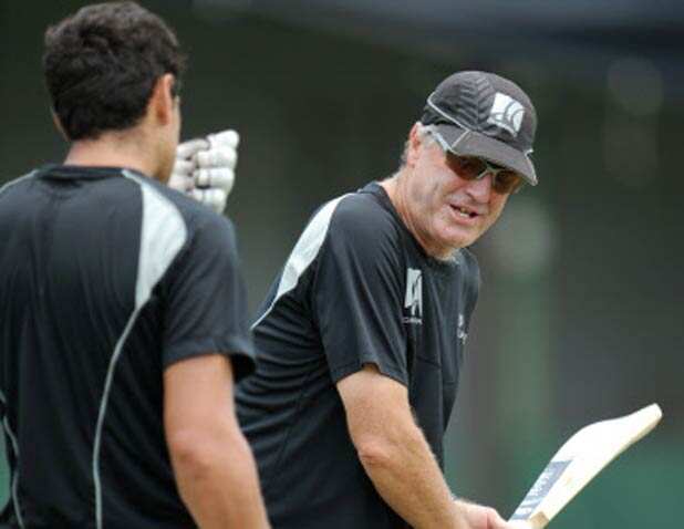 New Zealand's practice session