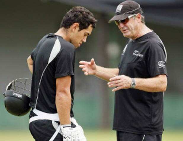 New Zealand's practice session