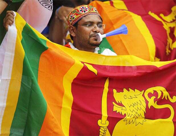 Colourful fans in Colombo