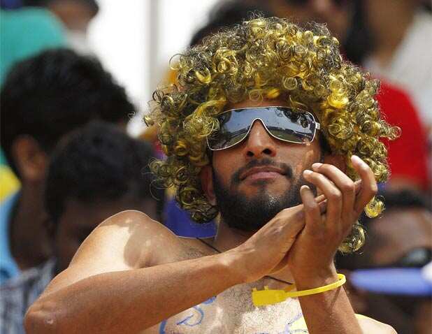 Colourful fans in Colombo