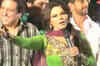 Rakhi entertains spectators at Chhath Puja celebrations