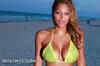 Supermodel Arina shows off hot little yellow bikini