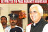 EC writes to Prez over Khurshid's quota remarks