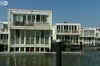 Modern houseboats in the Netherlands