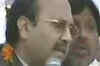 Amar Singh falls off stage during rally
