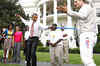 Obama backs Chicago; hosts Olympians at White House