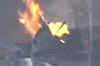 Petrol pump in Bhopal catches fire