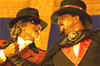 Big B touches Sanjay Dutt's feet!
