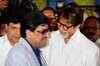 Big B turns up for sea link function, CM red-faced