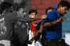 Hockey player attacks umpire on the field