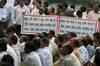 RSS holds nationwide protests against saffron terror tag