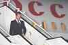 Russian President Medvedev arrives in India