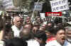Protesting BJP workers lathicharged in Lucknow