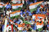 Fans celebrate India's victory over Sri Lanka