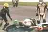Watch: Amazing bike accident