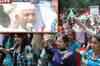 Anna Hazare addresses supporters at Ramlila Ground