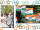 Celebratory mood at Cong office