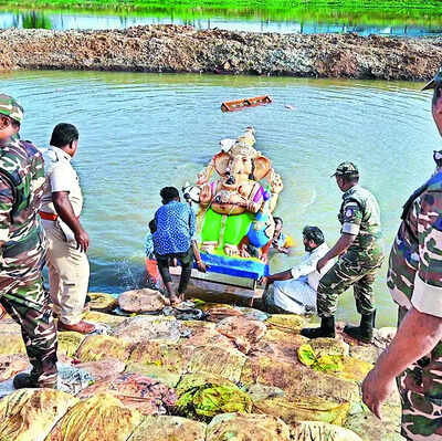 Immersion of Ganesh idols ends on a peaceful note