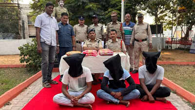 Chittoor police seize liquor and ganja in separate cases