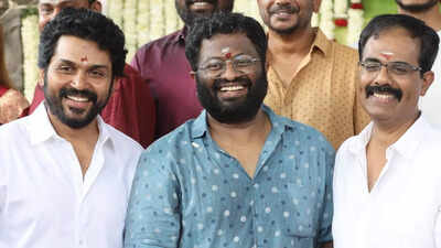 Karthi's 'Sardar 2' with PS Mithran commences today with a muhurat puja