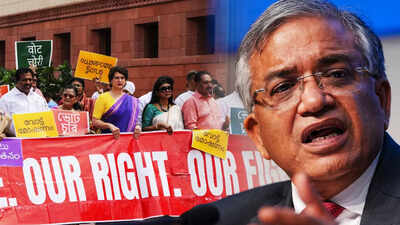 INDIA bloc continues SIR protest: Telangana Congress demands urea for farmers; ruckus adjourns parliament