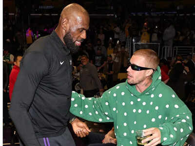 Justin Bieber draws spotlight courtside as LeBron James leads Los Angeles Lakers against Orlando Magic
