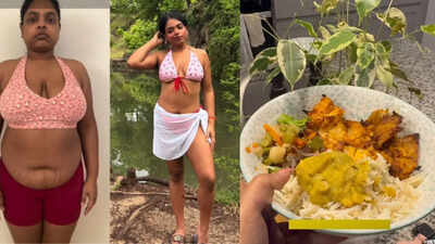 How did this woman lose 26 kg while eating the same 3 meals for 2 years