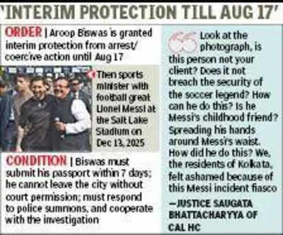 Is Aroop Messi&rsquo;s childhood friend, Cal HC asks ex-minister&rsquo;s lawyer