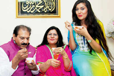 Jaipur girl Shireen Mirza couldn&rsquo;t be happier celebrating Eid with her family