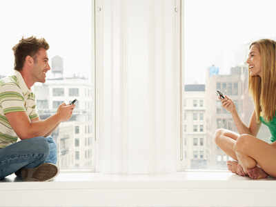 Social media eating into couples' private time?