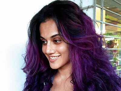 Taapsee Pannu's purple moment