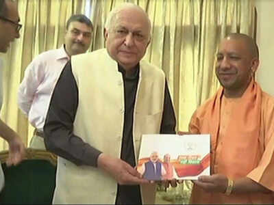 BJP's Sampark Se Samarthan: UP CM meets noted people in Lucknow