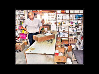 Cash, medicines, equipment stolen from shop