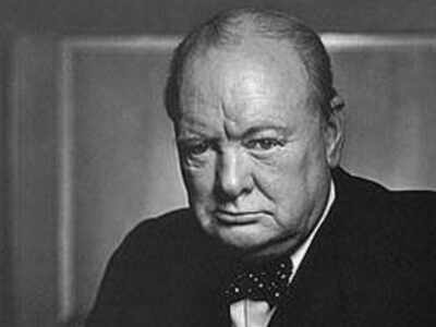 Winston Churchill portrait may fetch $25,000 at auction