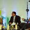 Upamanyu and Rahul in conversation with Nalin